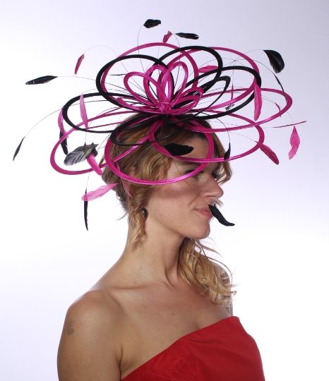 hot pink black lilly pad large amy (5)