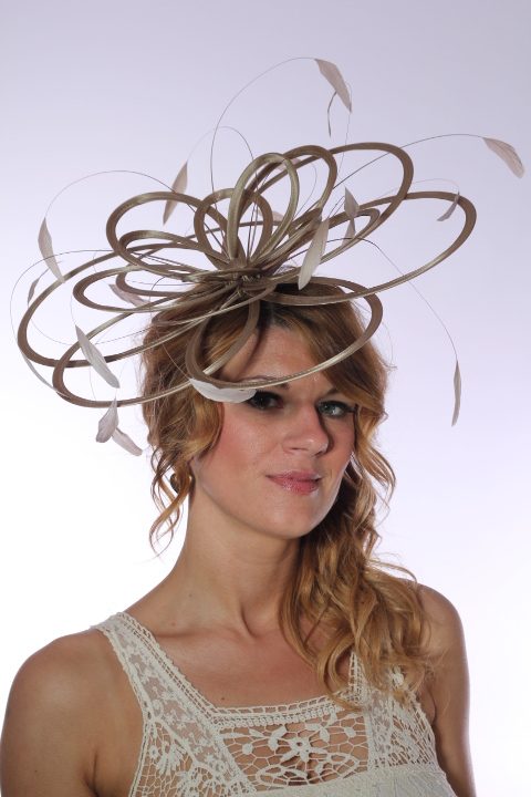 Nude taupe satin lilly pad large amy (13)