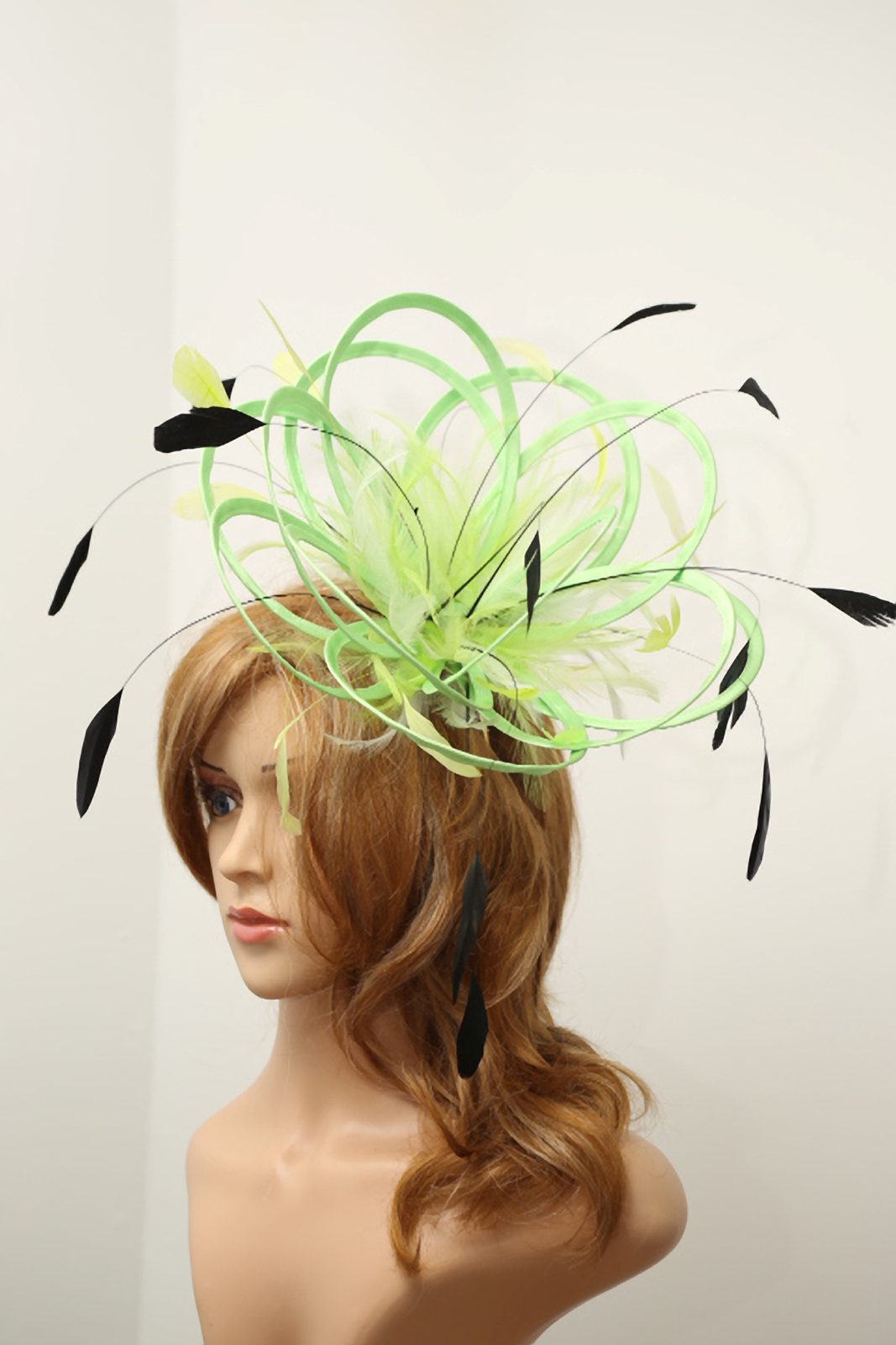 lime green and black med with hackle (5)