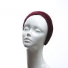 Burgundy Wine Padded Velvet Headband Wedding Fascinator hat