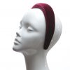 Burgundy Wine Padded Velvet Headband Wedding Fascinator hat