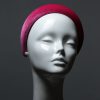 Hot Pink Padded Velvet Headband Wedding Fascinator hat