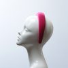 Hot Pink Padded Velvet Headband Wedding Fascinator hat