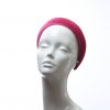 Hot Pink Padded Velvet Headband Wedding Fascinator hat