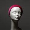 Hot Pink Padded Velvet Headband Wedding Fascinator hat