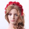 Vintage Red lace 3D flower headband Headpiece Fascinator Hat suitable for a wedding, bridal or ladies day at the races