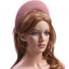 Dusky Pink Blush Halo Crown Headband with crin Fascinator Hat