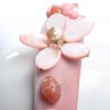 Dusky Pink Velvet Padded beaded Fascinator Hat Headband handmade