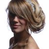 Silver rhinestone diamante fascinator headband