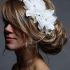 ivory flowers pearl and rhinestone wired comb bridal headpiece (1)