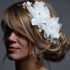 ivory flowers pearl and rhinestone wired comb bridal headpiece (1)