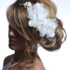 ivory flowers pearl and rhinestone wired comb bridal headpiece (1)