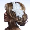 ivory flowers pearl and rhinestone wired comb bridal headpiece (1)